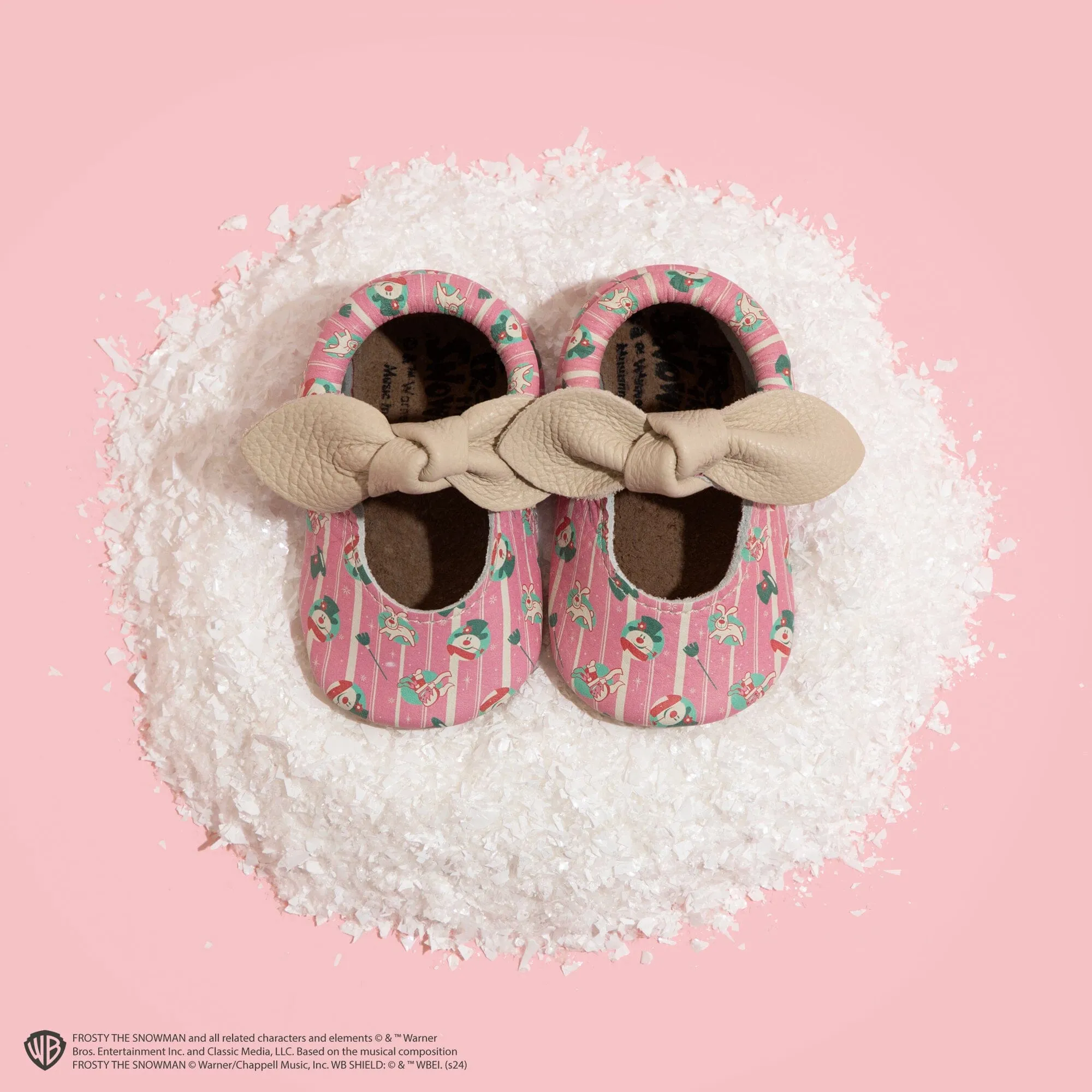 Frosty the Snowman™ Knotted Bow Baby Shoe