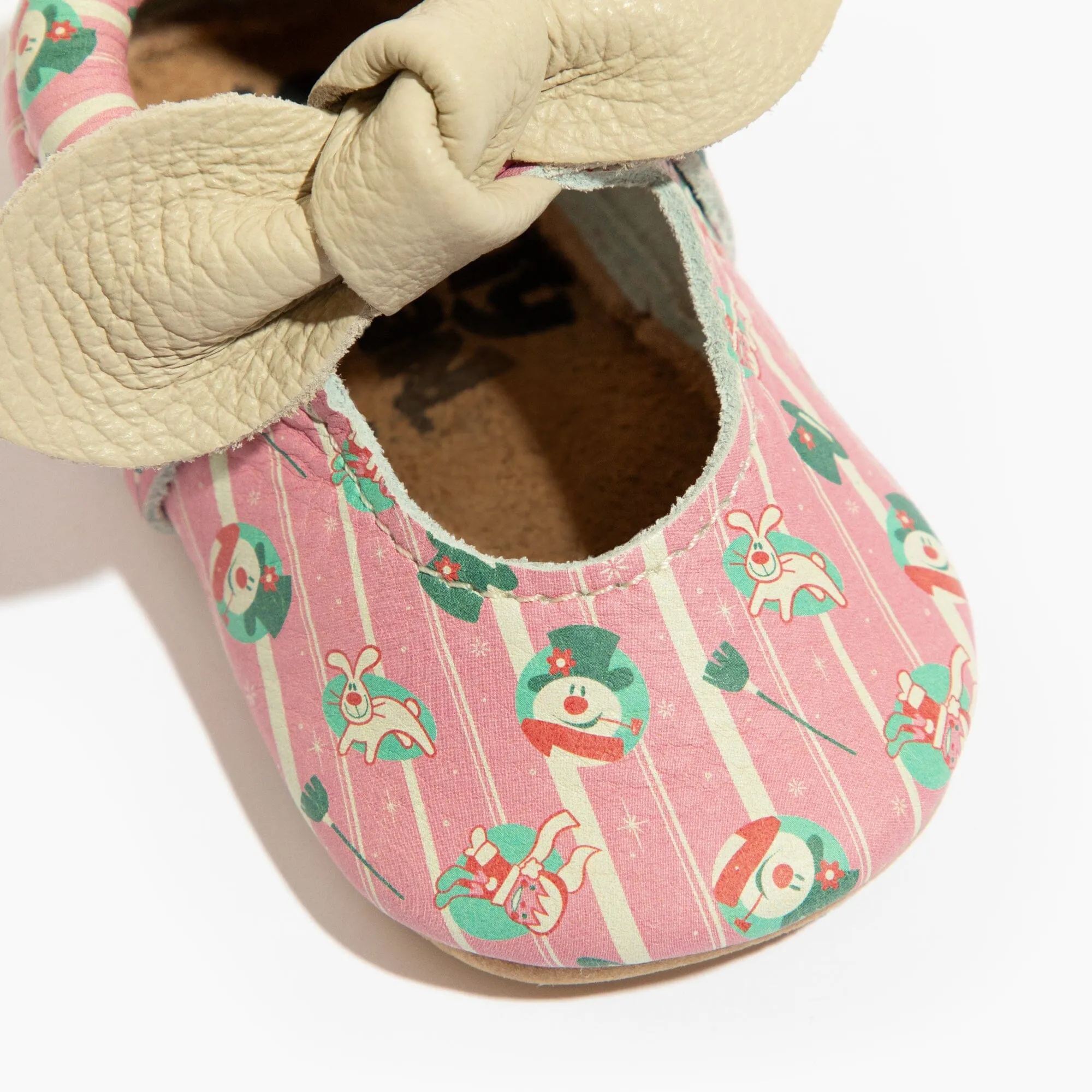 Frosty the Snowman™ Knotted Bow Baby Shoe