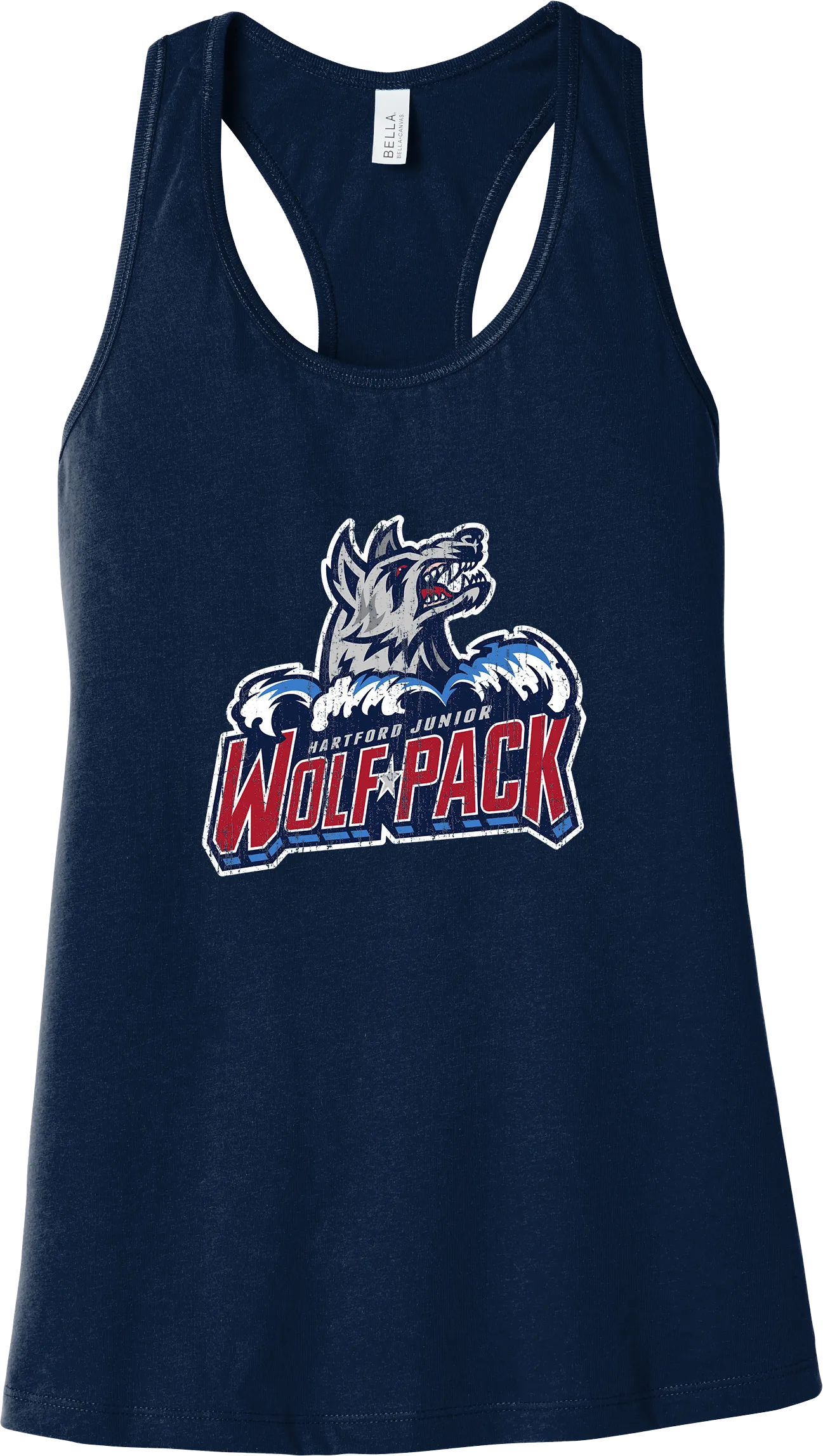 Hartford Jr. Wolfpack Womens Jersey Racerback Tank