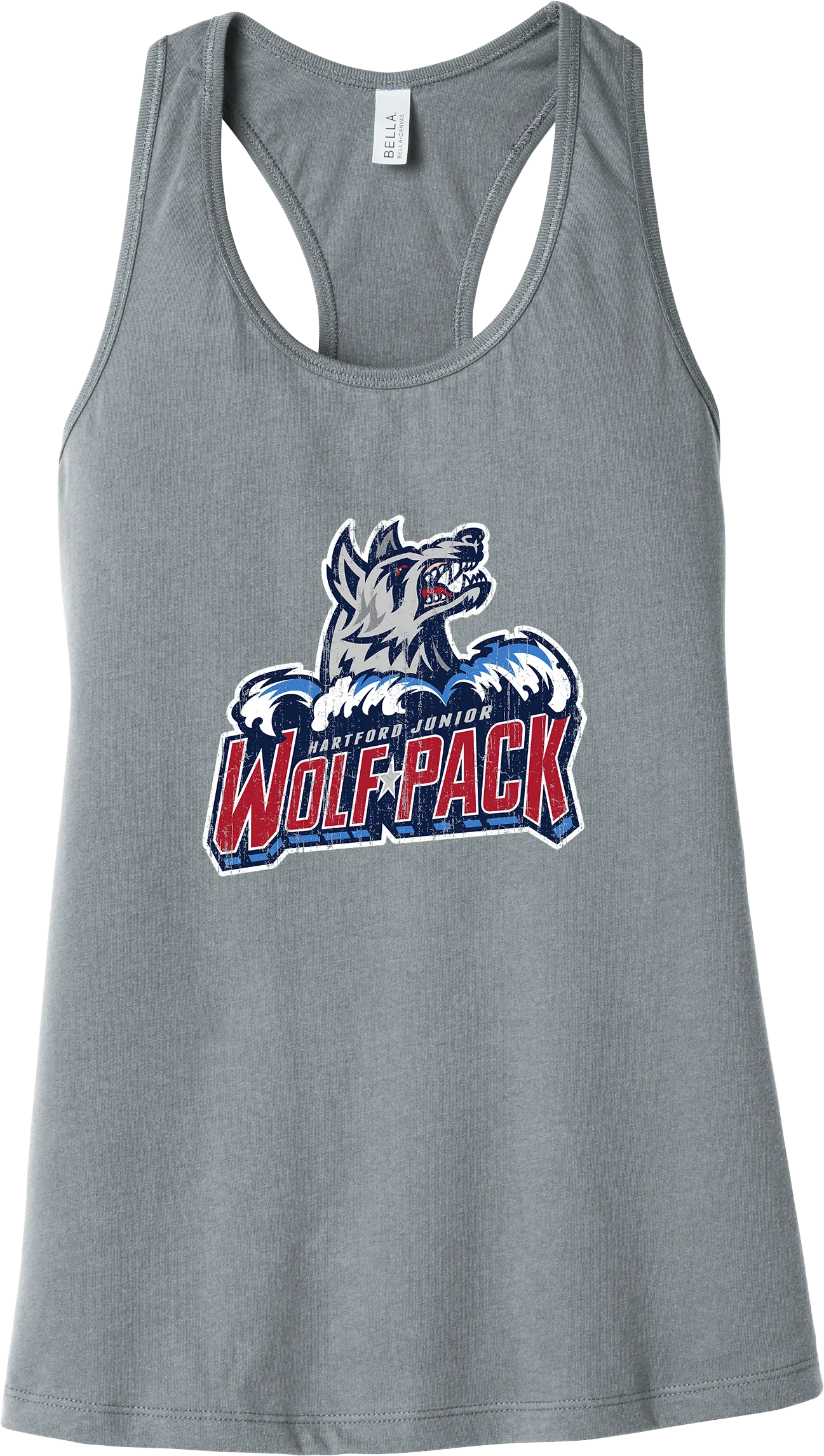 Hartford Jr. Wolfpack Womens Jersey Racerback Tank