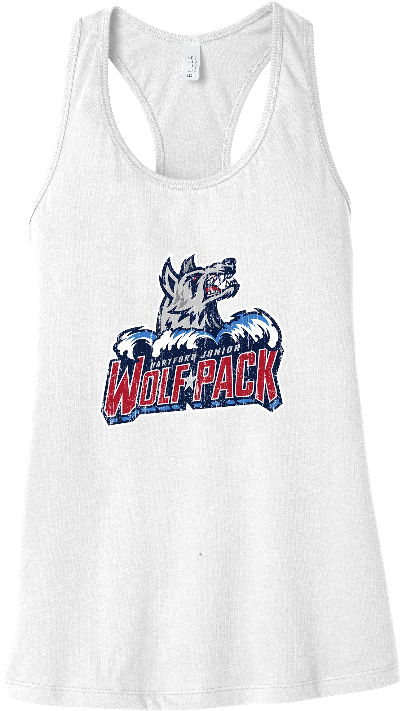 Hartford Jr. Wolfpack Womens Jersey Racerback Tank