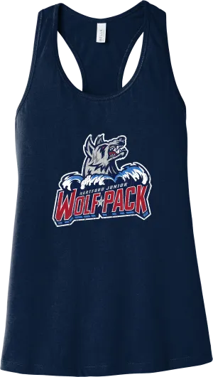 Hartford Jr. Wolfpack Womens Jersey Racerback Tank