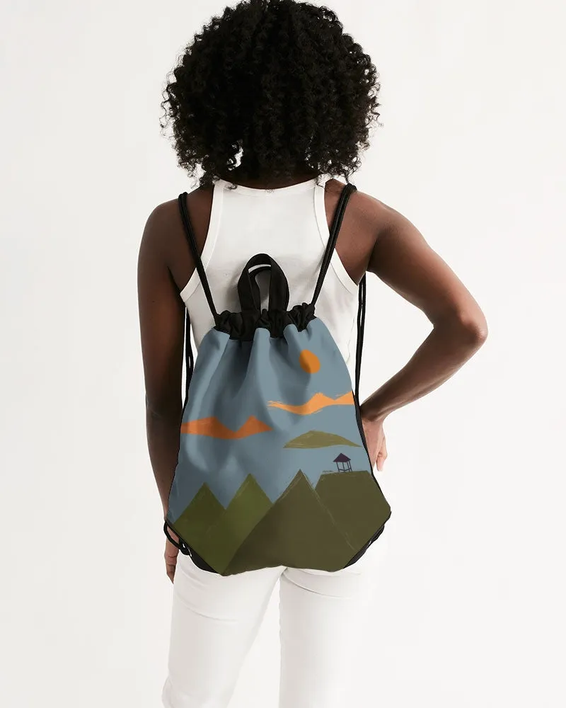 Hills Canvas Drawstring Bag