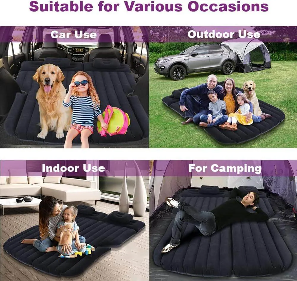 Inflatable Car SUV Mattress, for Back Seat, Car Air Mattress