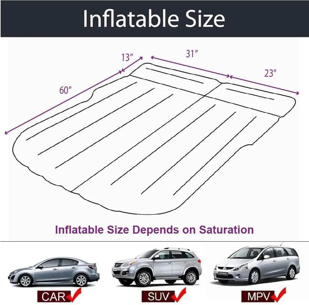 Inflatable Car SUV Mattress, for Back Seat, Car Air Mattress