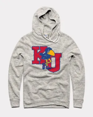 Kansas Marching Jayhawks Athletic Grey Hoodie