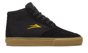 Lakai Shoes Riley 3 High - Black/Gum Suede