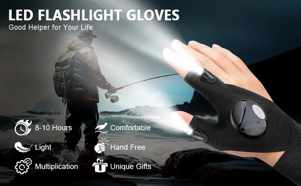 LED Flashlight Gloves