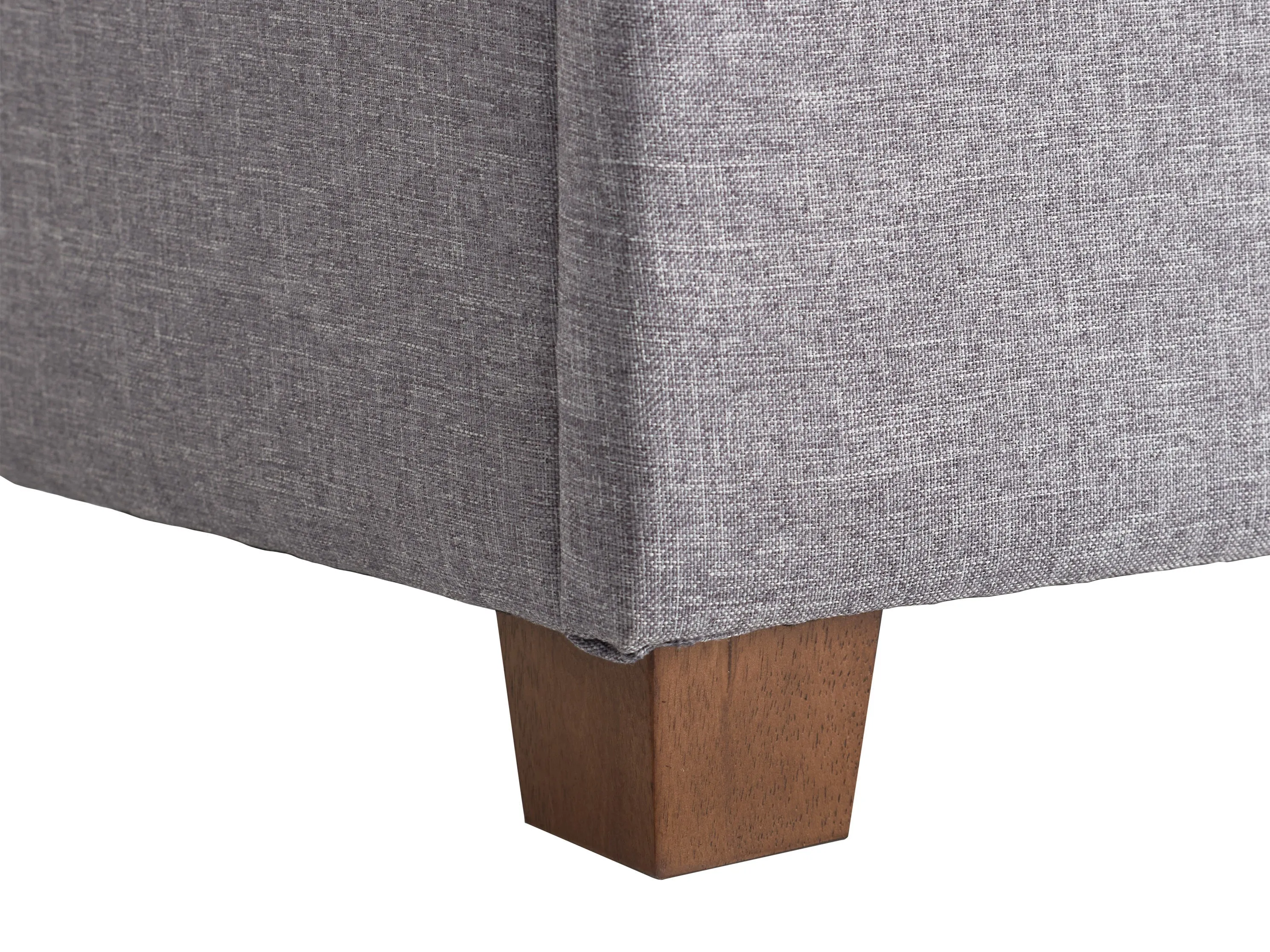 Light Grey Large Storage Ottoman