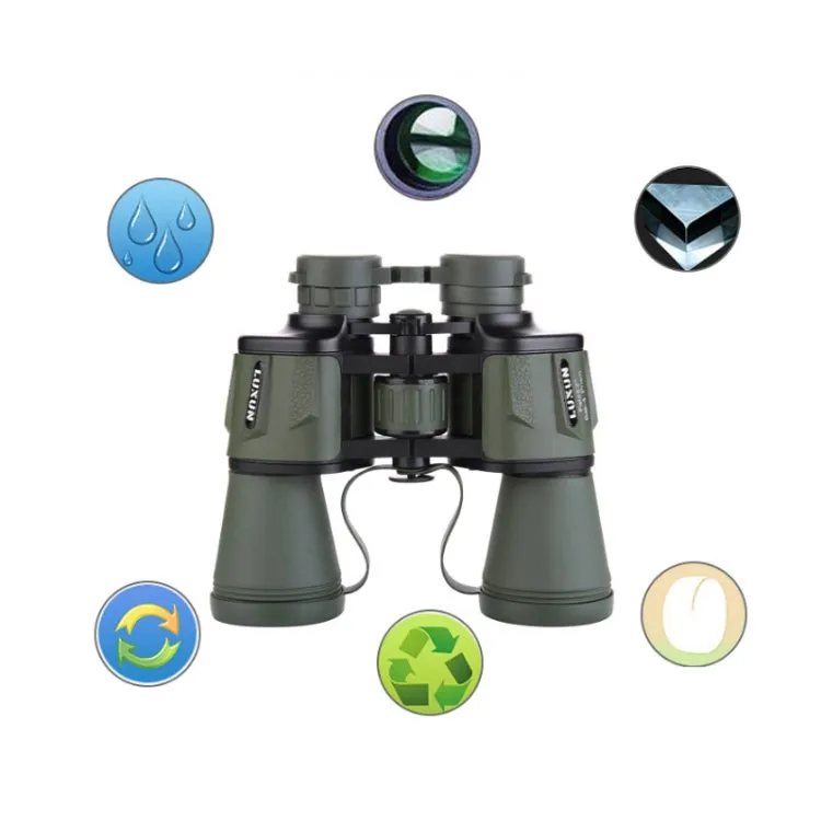 Luxun 20X50 Outdoor Binoculars  Low Light Night Vision Non-Infrared High Power Binoculars(Black)