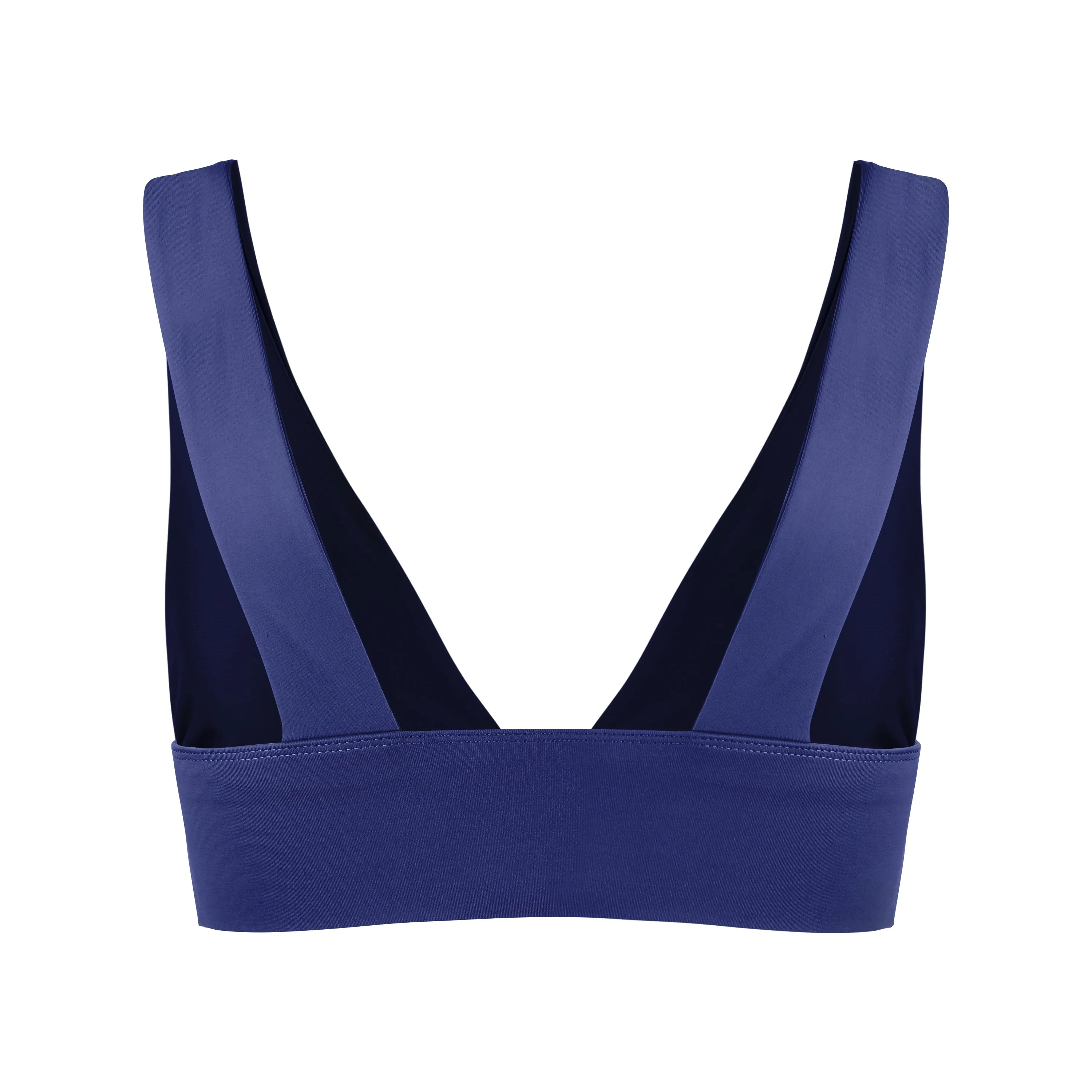 Lykke Deep Plunge Sports Bra | Recycled Nylon | Royal