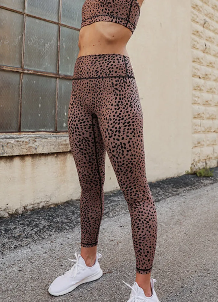 Lynx Legging in Cocoa by Babe Active Wear