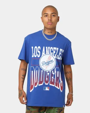 Majestic Athletic Los Angeles Dodgers Vintage Sports Graphic T-Shirt Dark Blue