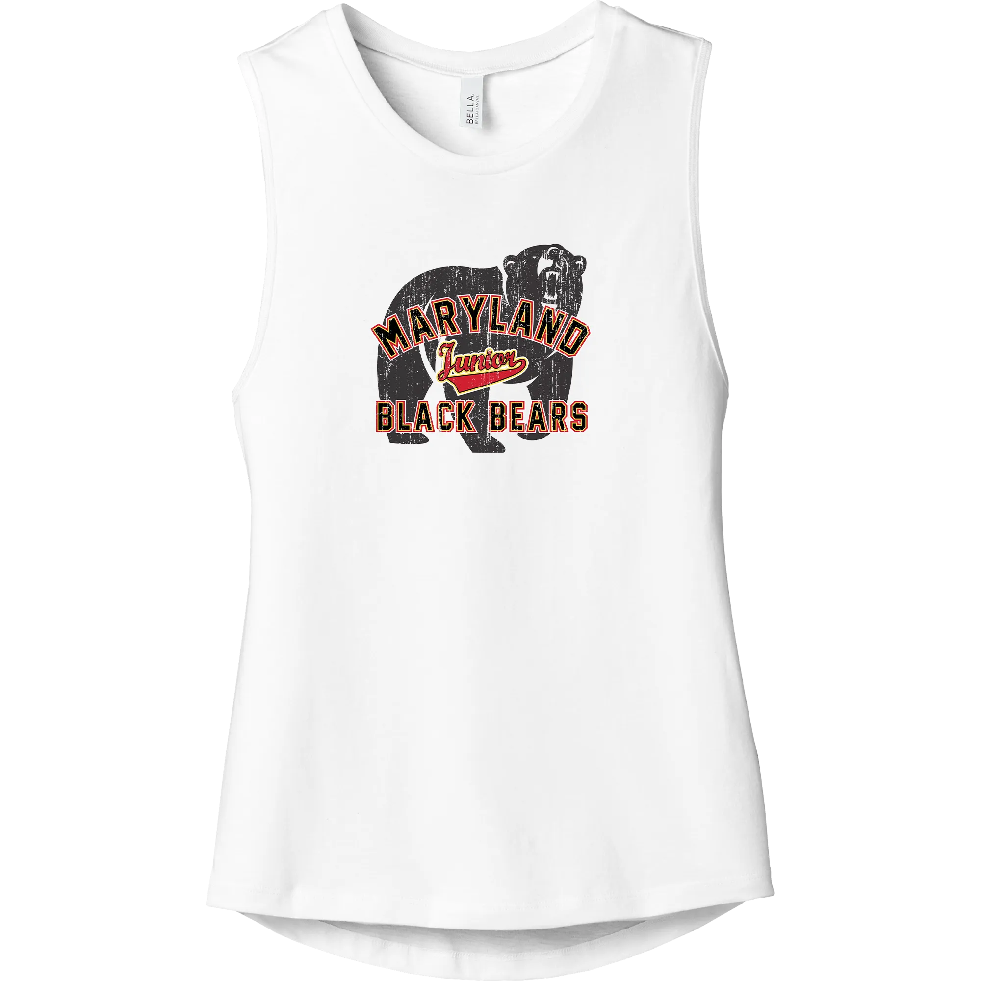 MD Jr. Black Bears Womens Jersey Muscle Tank