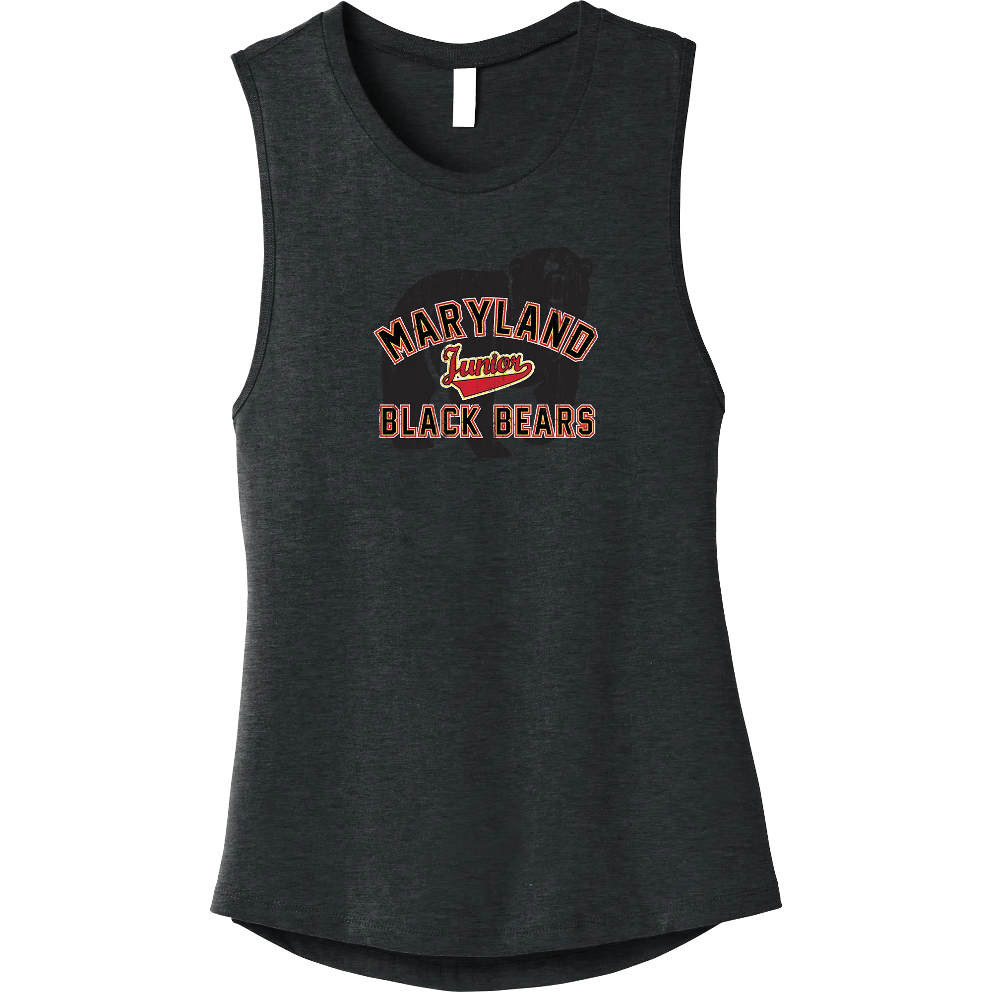 MD Jr. Black Bears Womens Jersey Muscle Tank