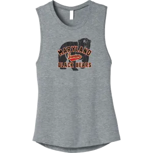 MD Jr. Black Bears Womens Jersey Muscle Tank