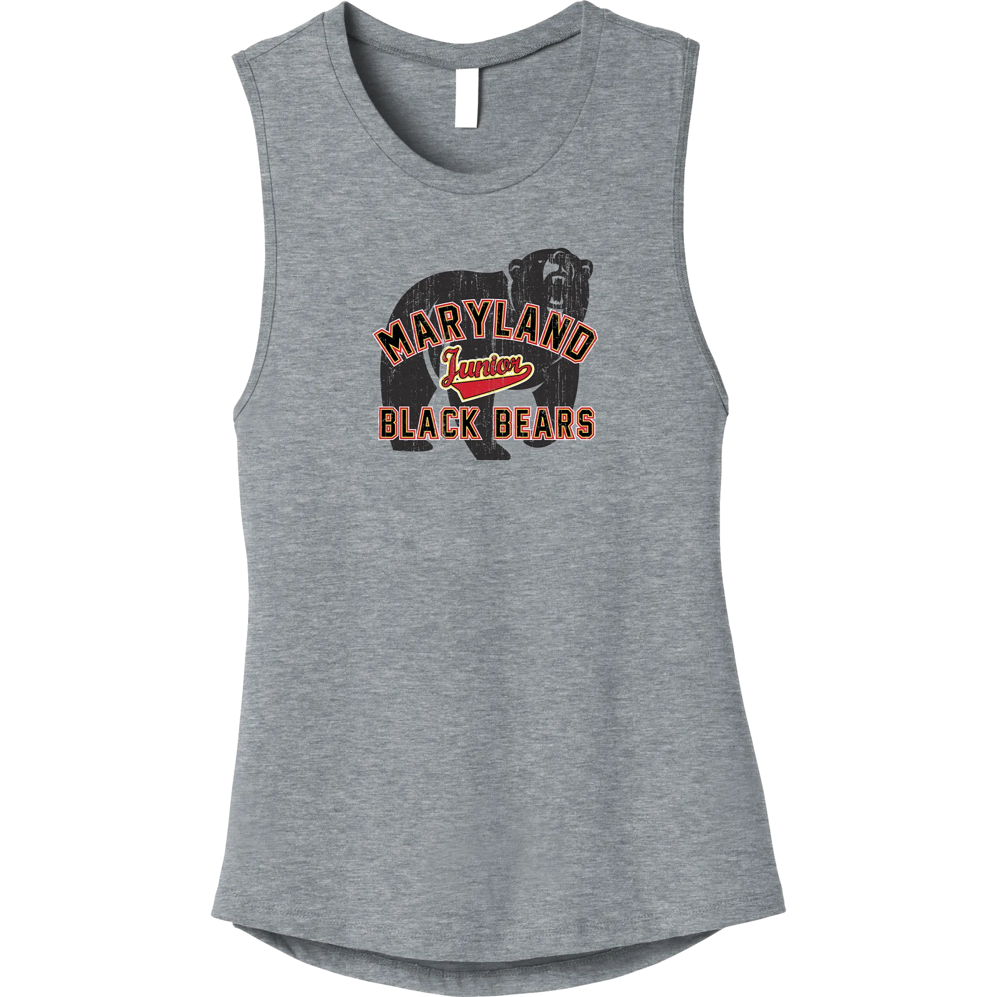 MD Jr. Black Bears Womens Jersey Muscle Tank