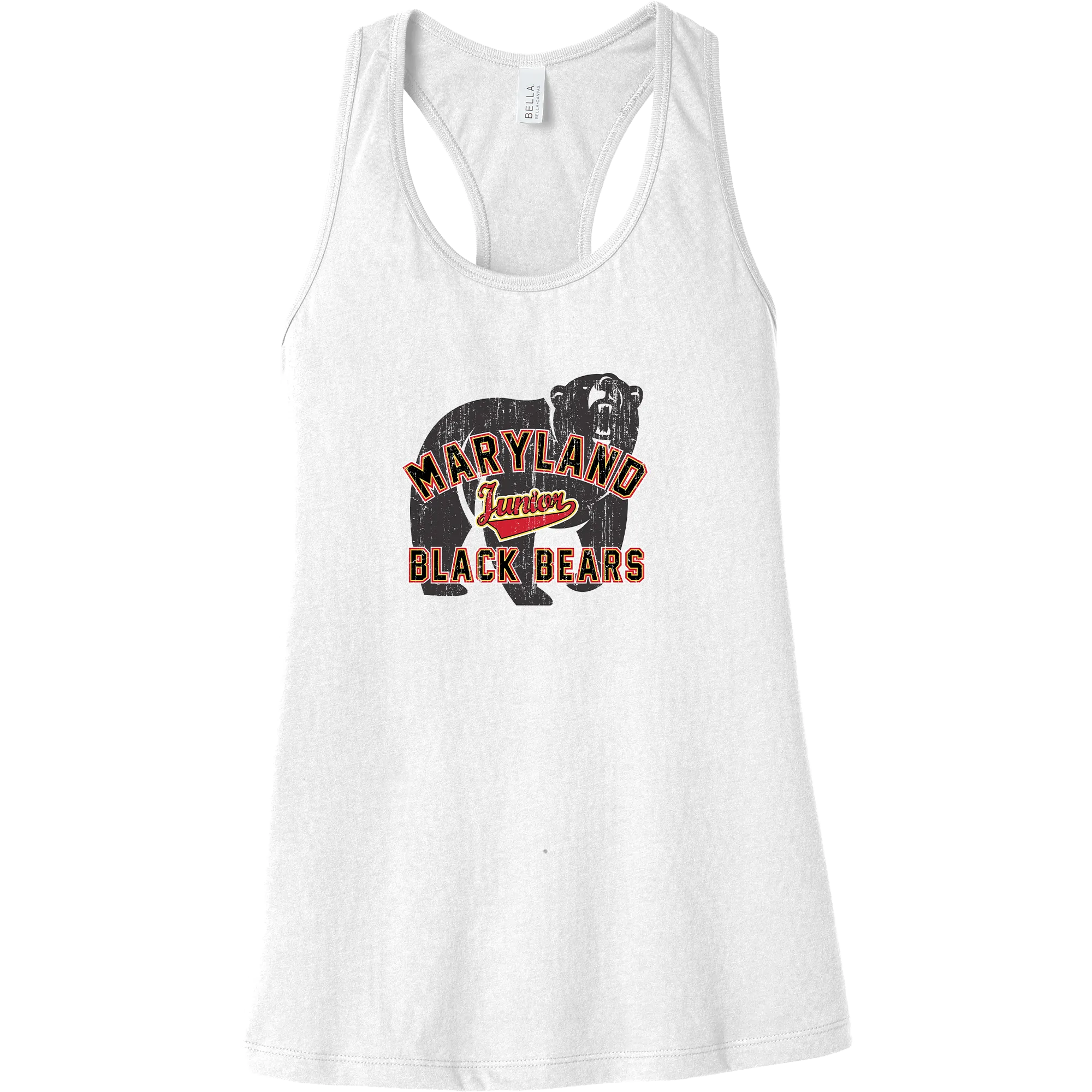 MD Jr. Black Bears Womens Jersey Racerback Tank