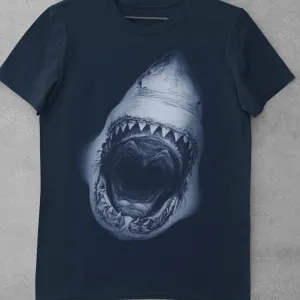 Men Rashguard | Great White Shark - quick dry