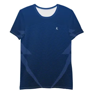 Men's Blue Lines Athletic T-shirt