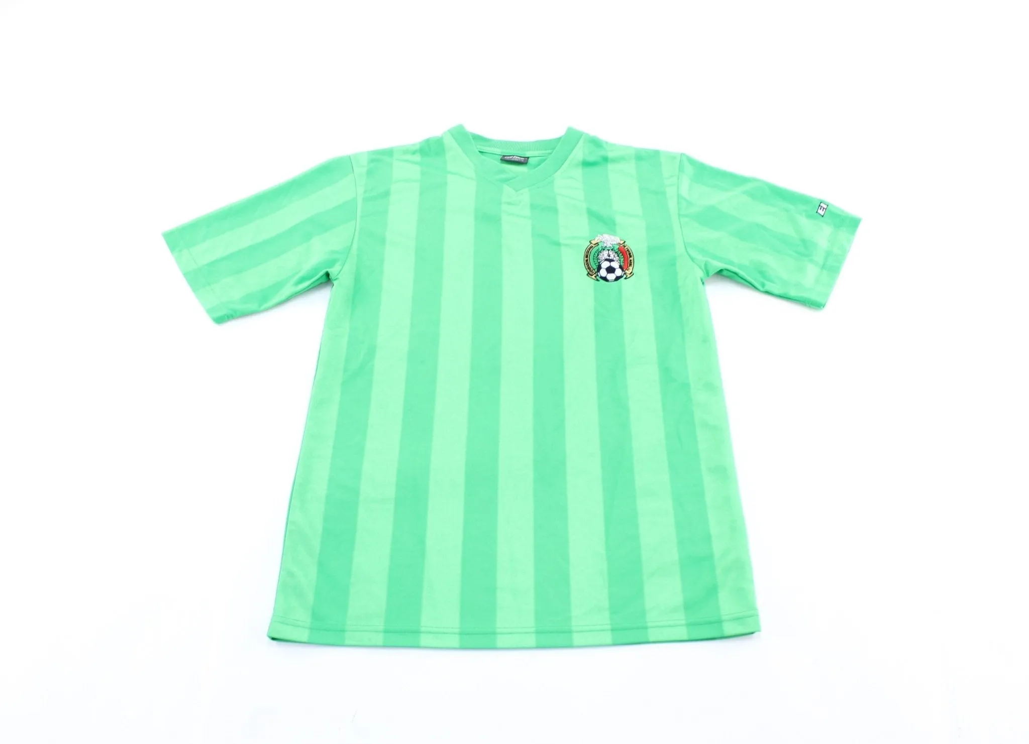 Mexico Embroidered Logo Green Soccer Jersey