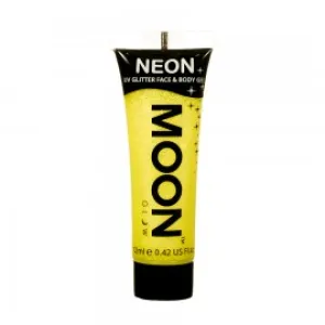 Moon Glow 12ml Glitter Gel UV Yellow