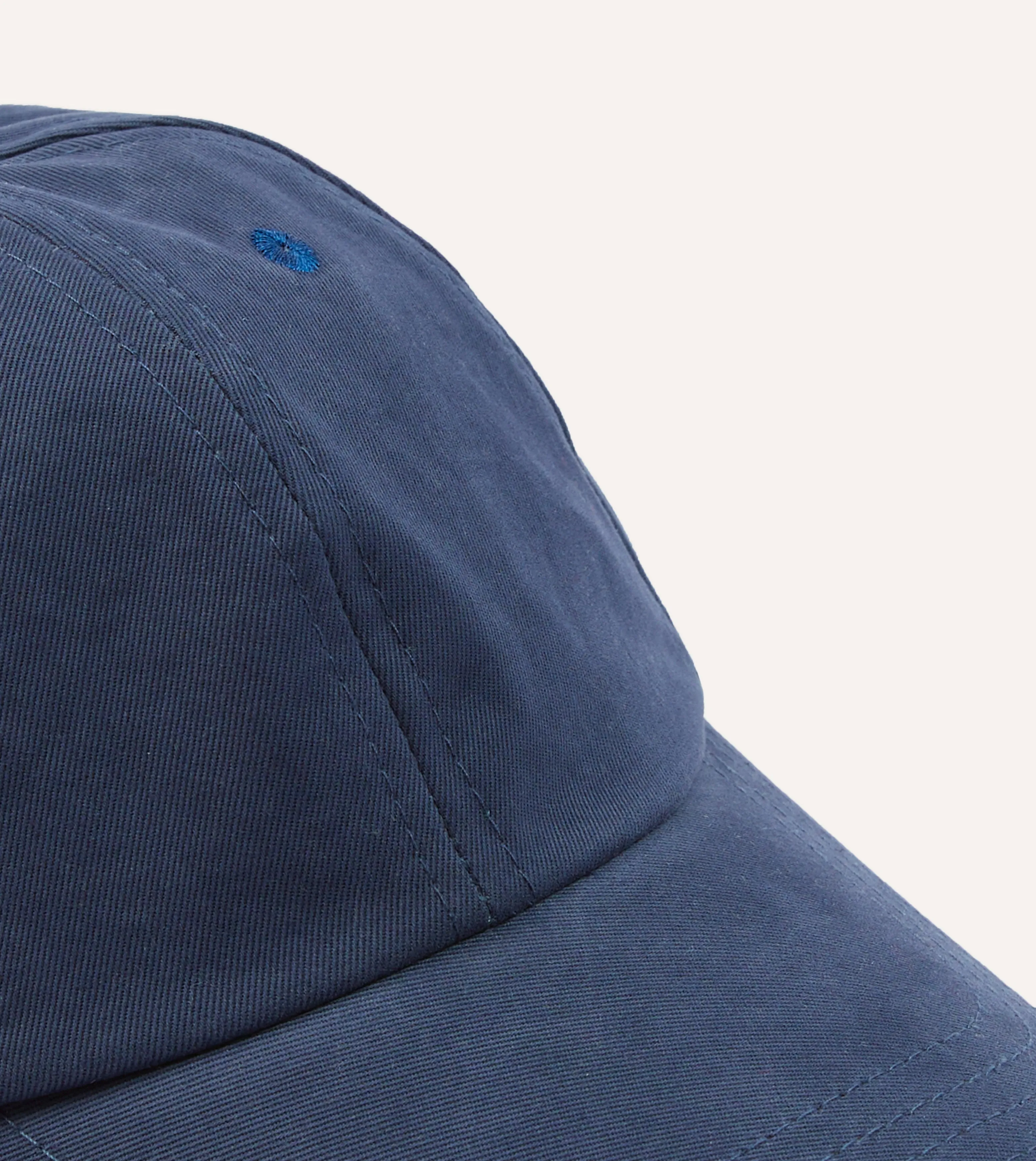 Navy Cotton Paracord Baseball Cap