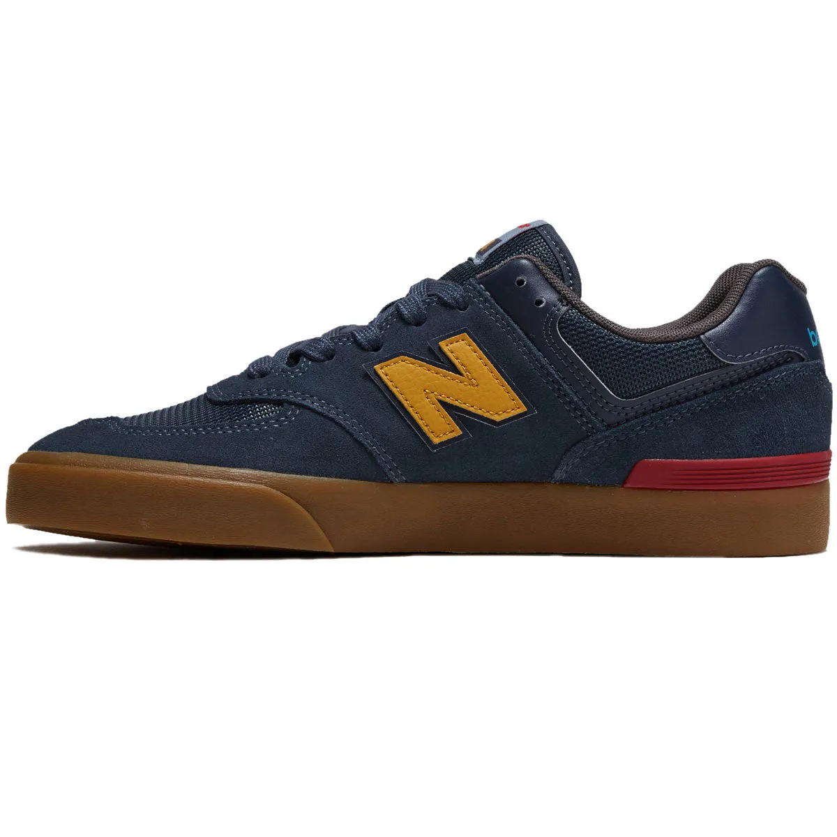 New Balance 574 Vulc Shoes - Blue Indigo/Gum