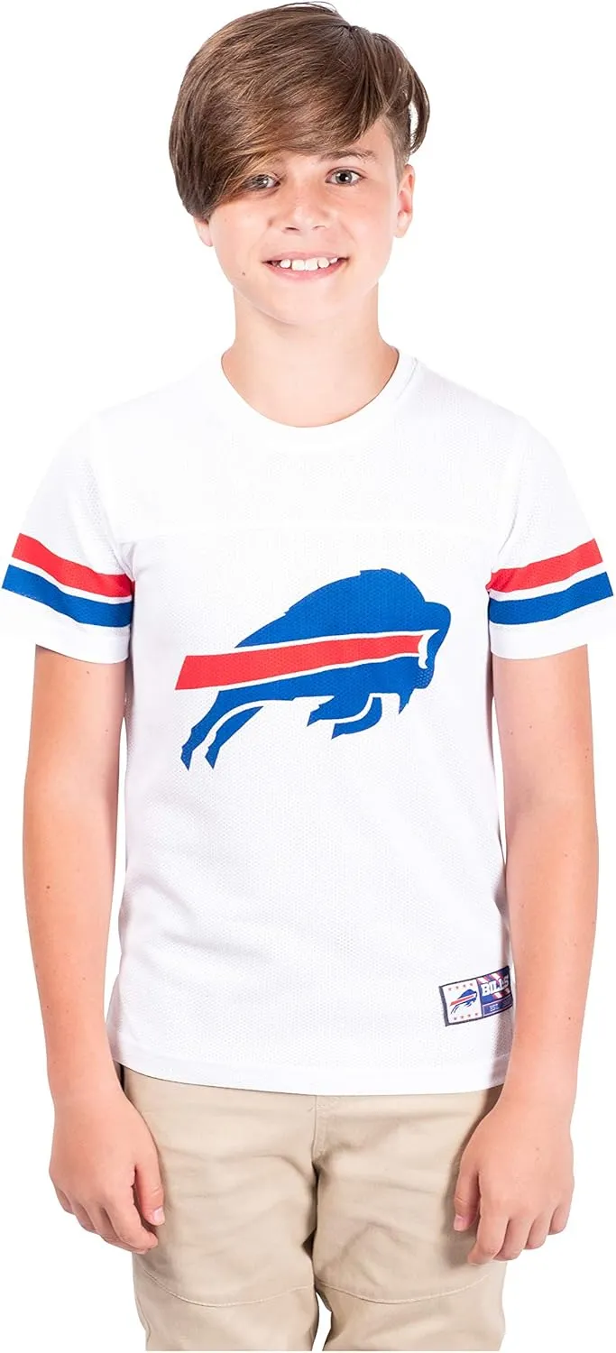 NFL Official Youth Super Soft Game Day Mesh Jersey Shirt|Buffalo Bills