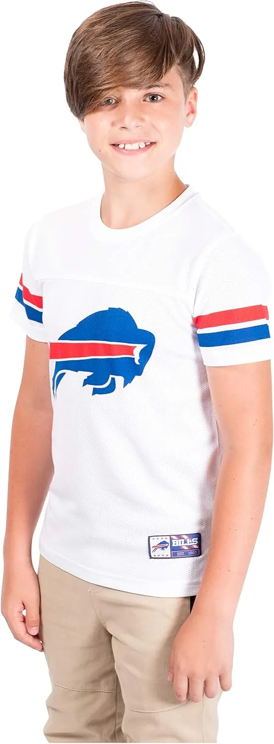 NFL Official Youth Super Soft Game Day Mesh Jersey Shirt|Buffalo Bills