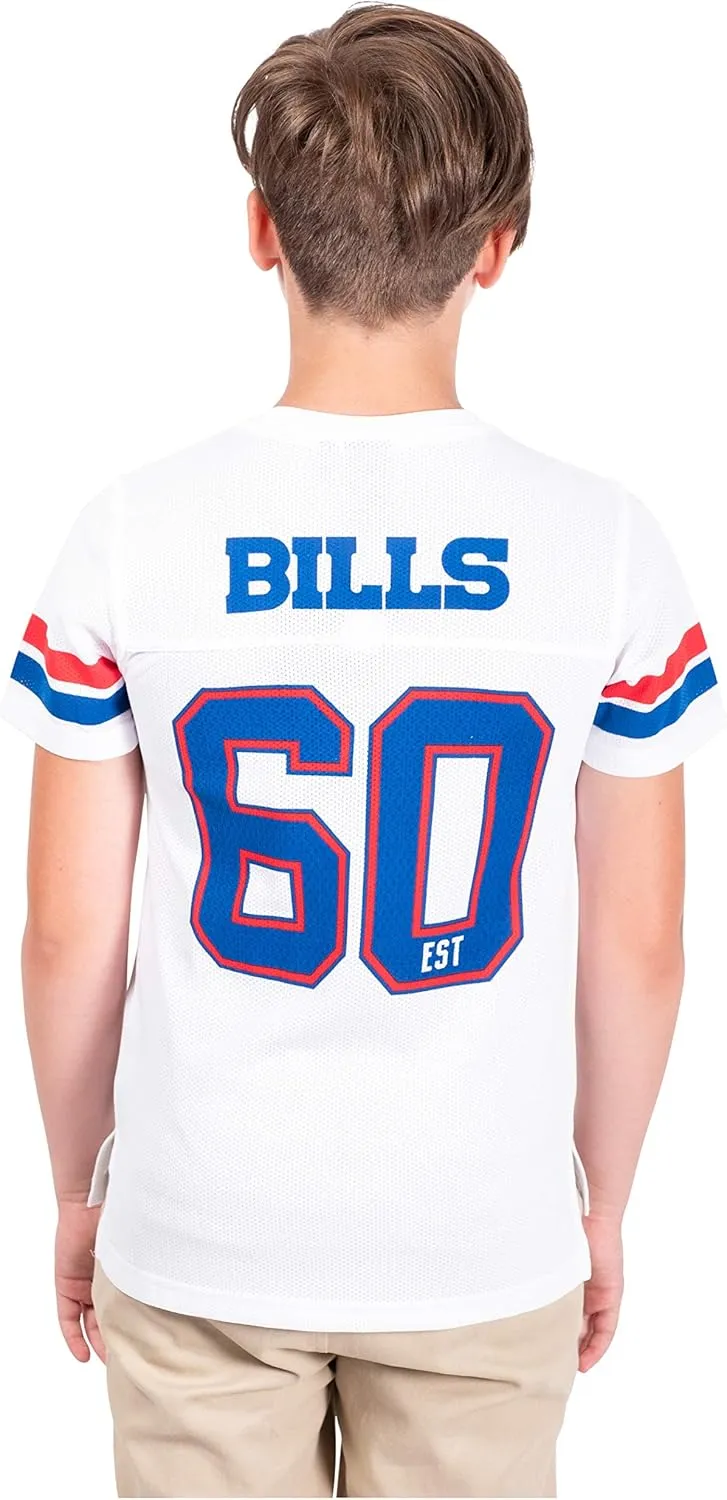 NFL Official Youth Super Soft Game Day Mesh Jersey Shirt|Buffalo Bills