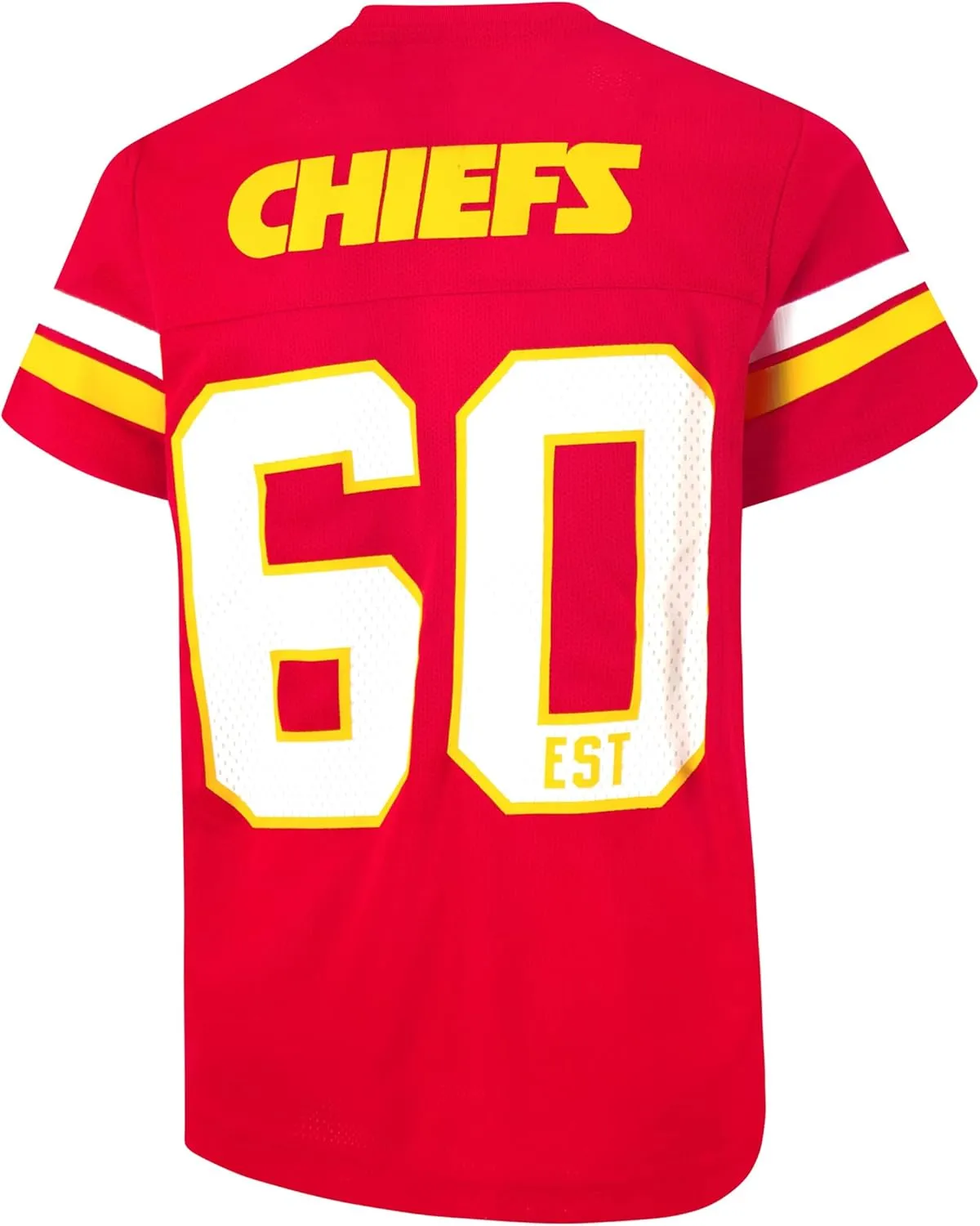 NFL Official Youth Super Soft Game Day Mesh Jersey Shirt|Kansas City Chiefs