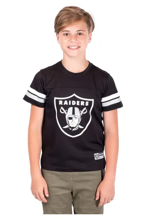 NFL Official Youth Super Soft Game Day Mesh Jersey Shirt|Las Vegas Raiders