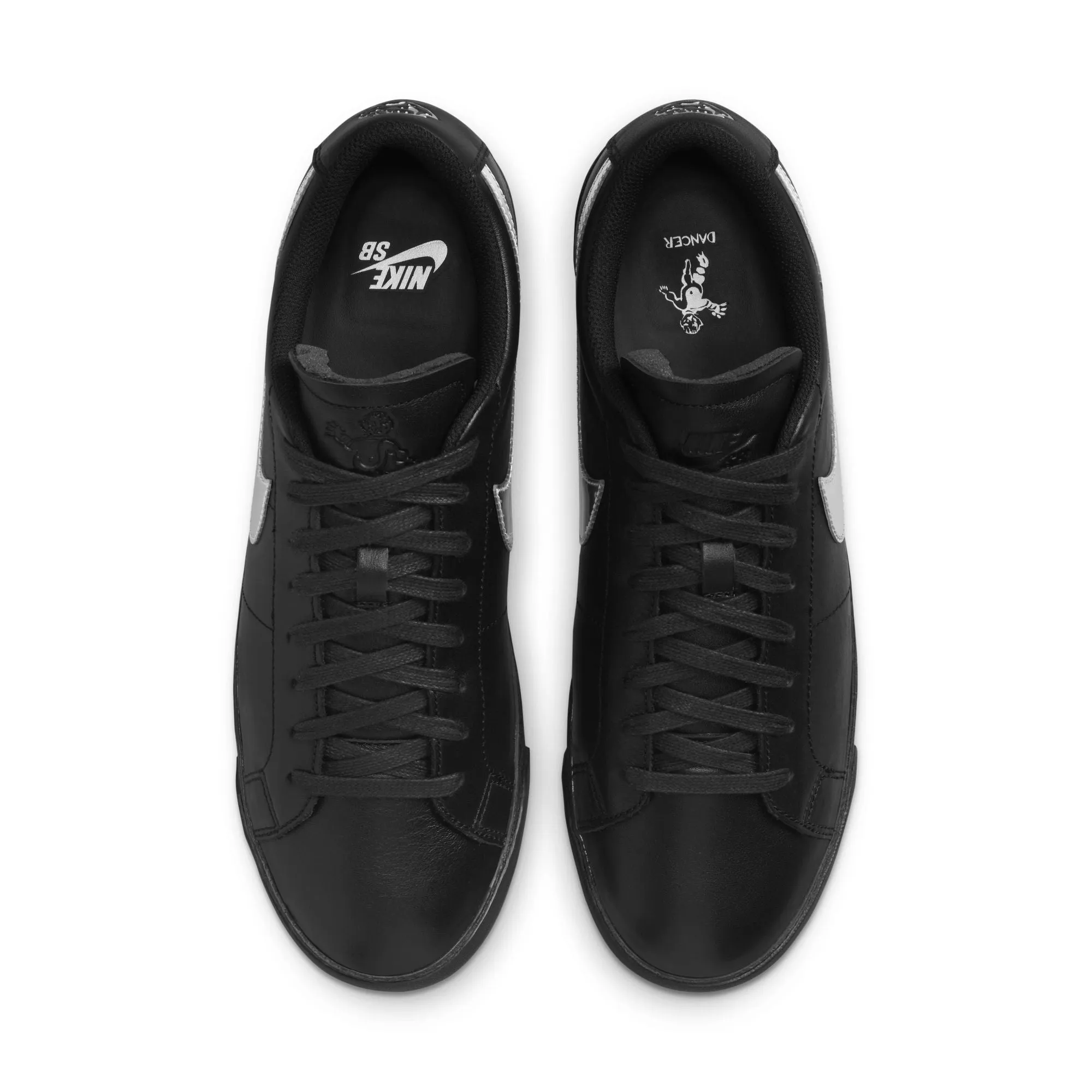 NIKE SB ZOOM BLAZER LOW X DANCER BLACK/METALLIC SILVER-BLACK