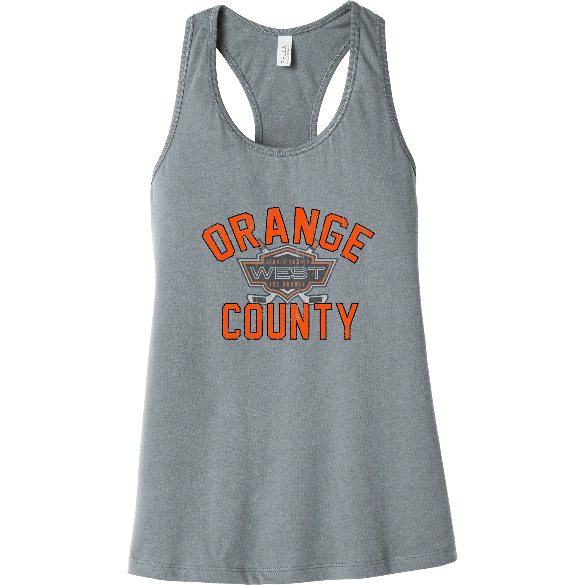 Orange County West Womens Jersey Racerback Tank