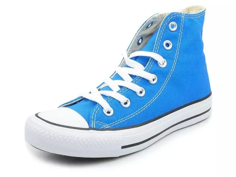 Original Converse all star shoes Sky blue high unisex sneakers canvas shoes for unisex High Skateboarding Shoes