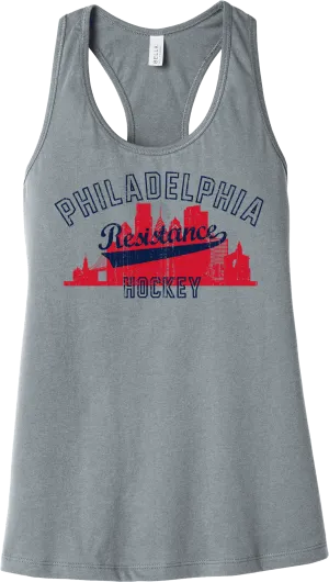 Philadelphia Resistance Womens Jersey Racerback Tank