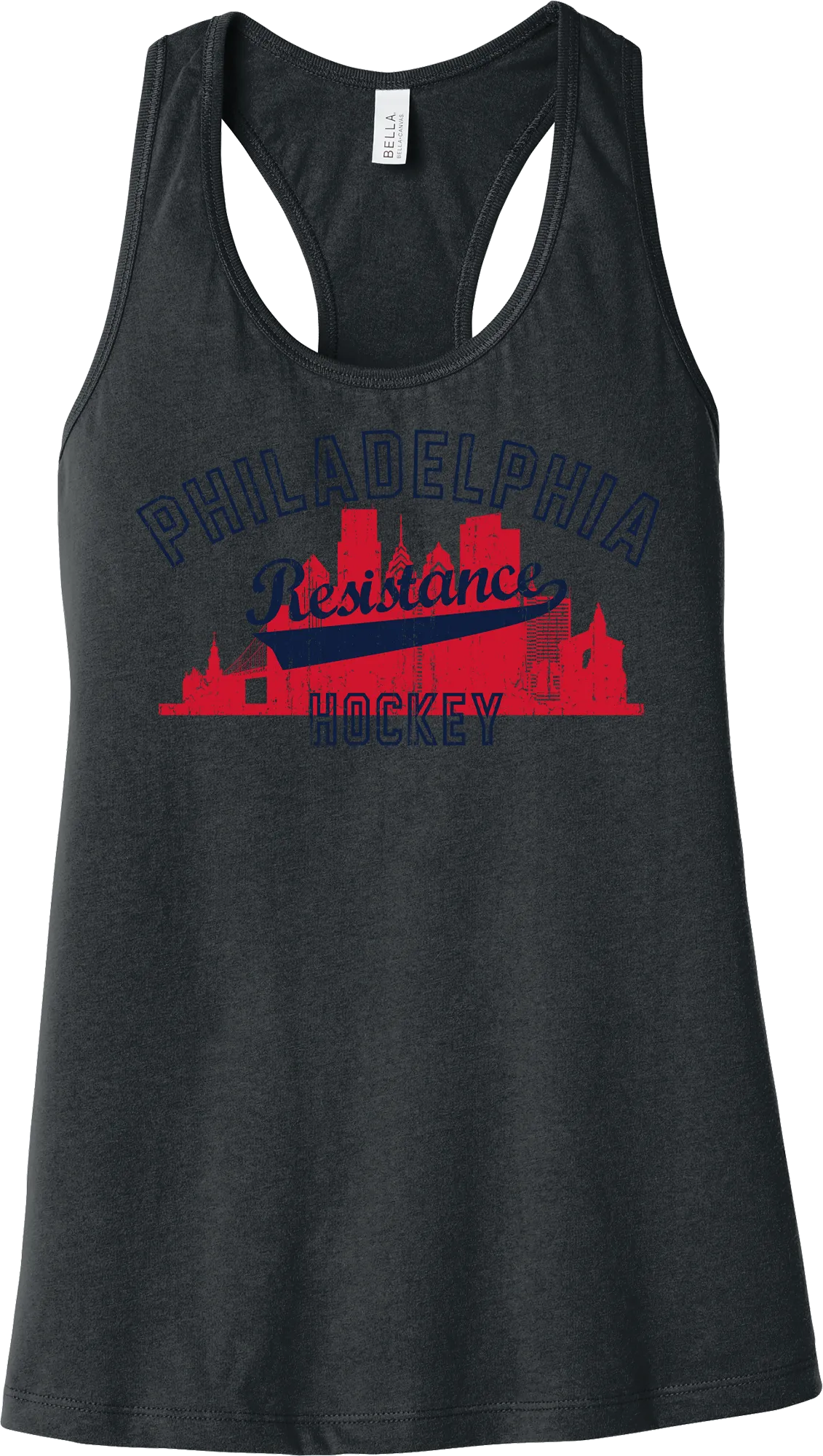 Philadelphia Resistance Womens Jersey Racerback Tank