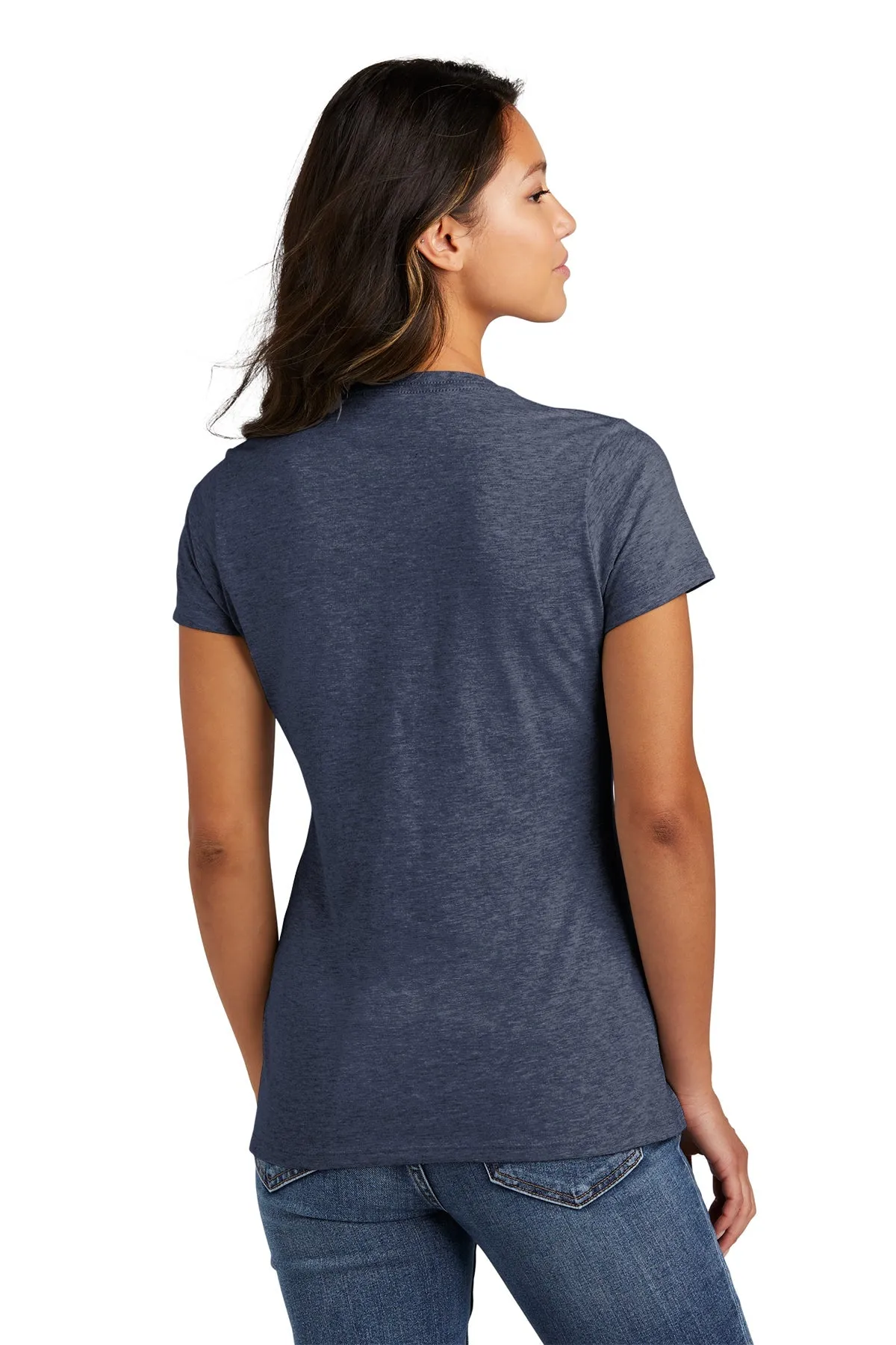 Port & Company Ladies Fan Branded Favorite Tee's, Heather Navy