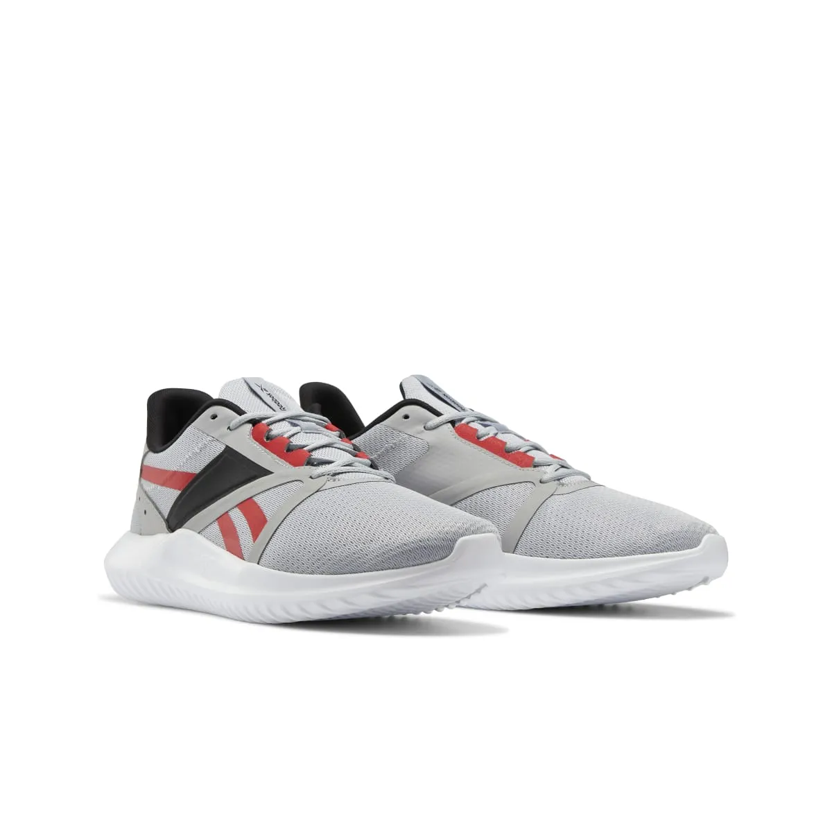 REEBOK GY4061 ENERGYLUX 3 MN'S (Medium) Grey/Black/Red Mesh Running Shoes