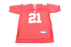 Reebok Logo New York Giants Tiki Barber Football Jersey