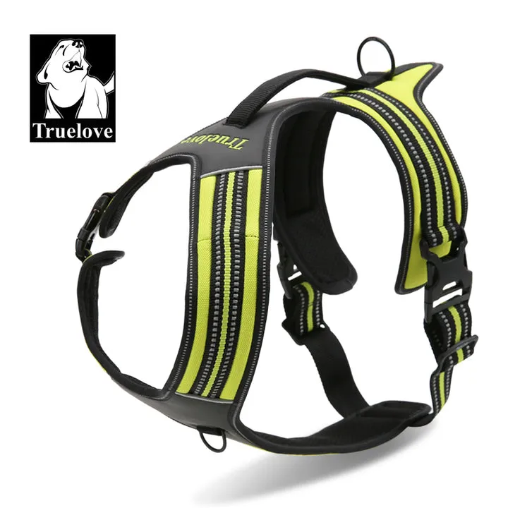 Reflective Heavy Duty Harness Neon Yellow S