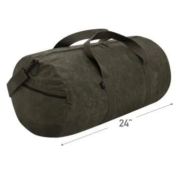 ROTHCO WAXED CANVAS SHOULDER DUFFLE BAG - 24 INCH