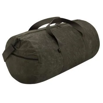 ROTHCO WAXED CANVAS SHOULDER DUFFLE BAG - 24 INCH