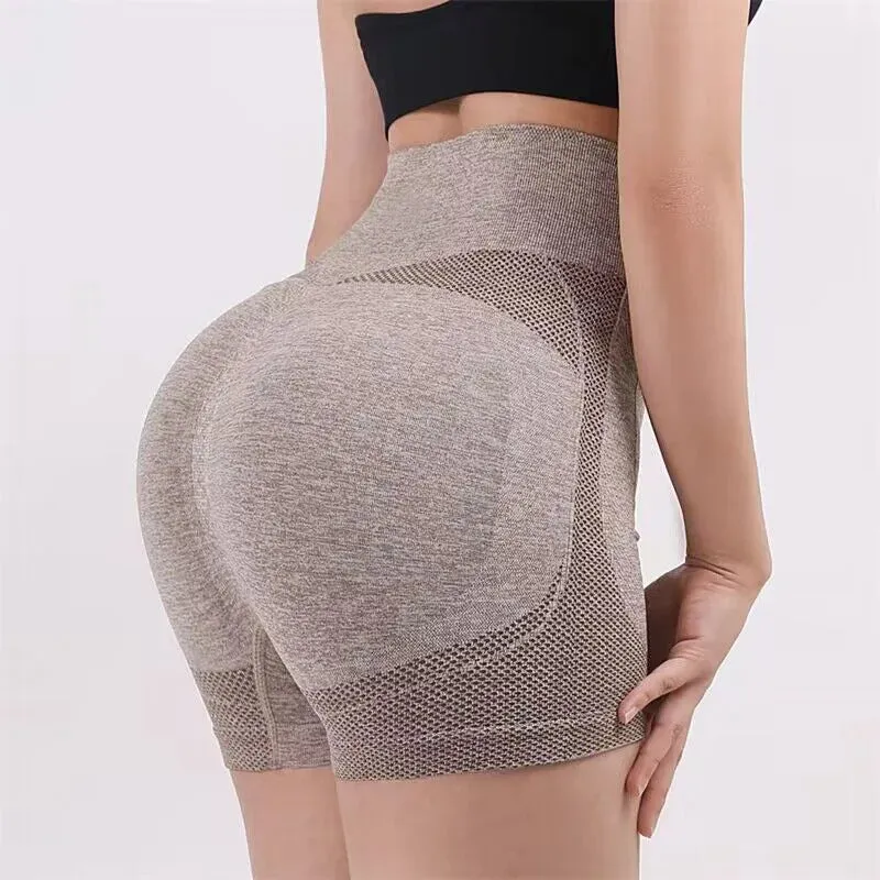 Seamless Peach Buttocks Naked Feeling Quick-drying Sports Shorts