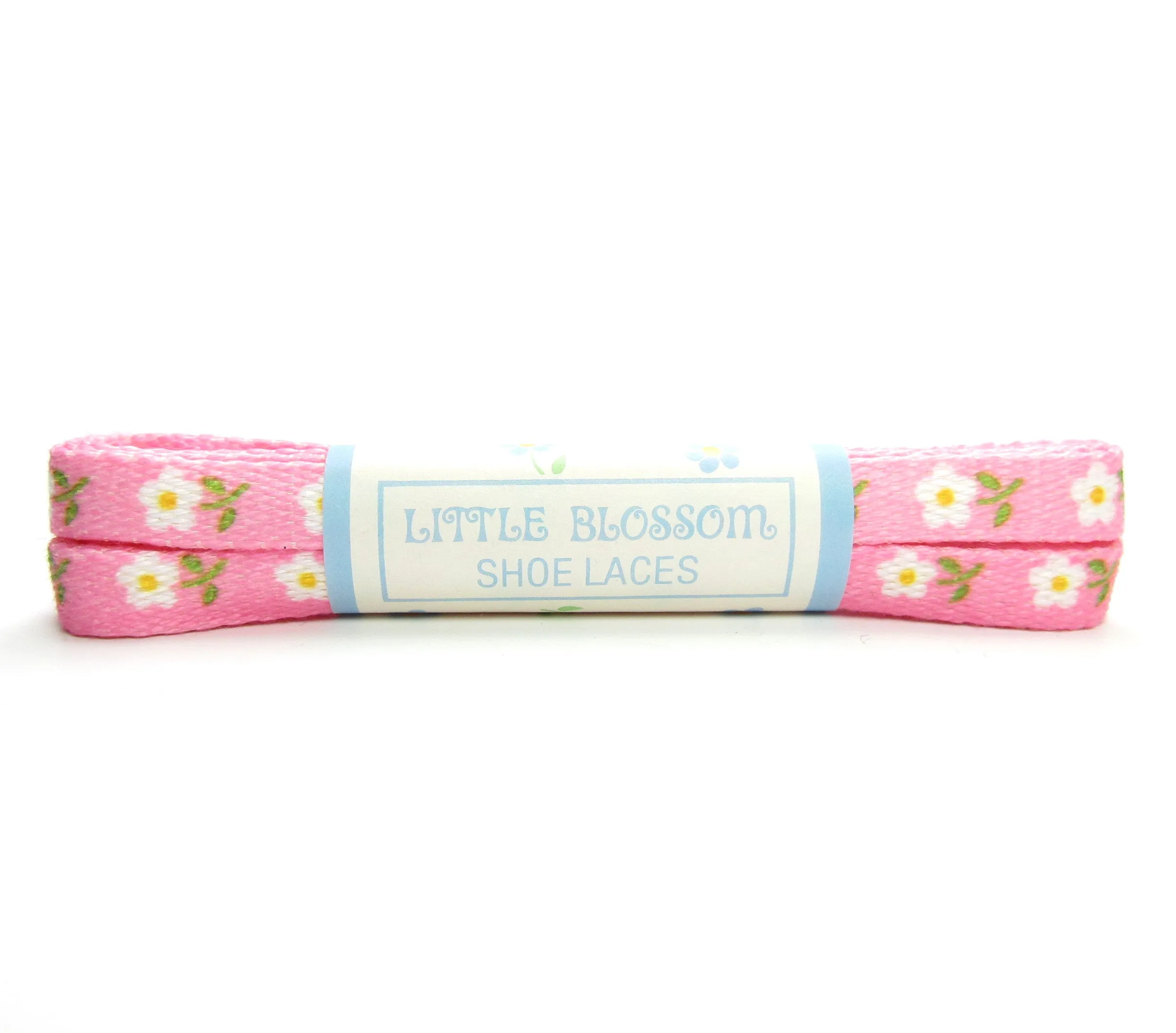 Shoe Laces & Iron-On Patch Avon Little Blossom Vintage Set