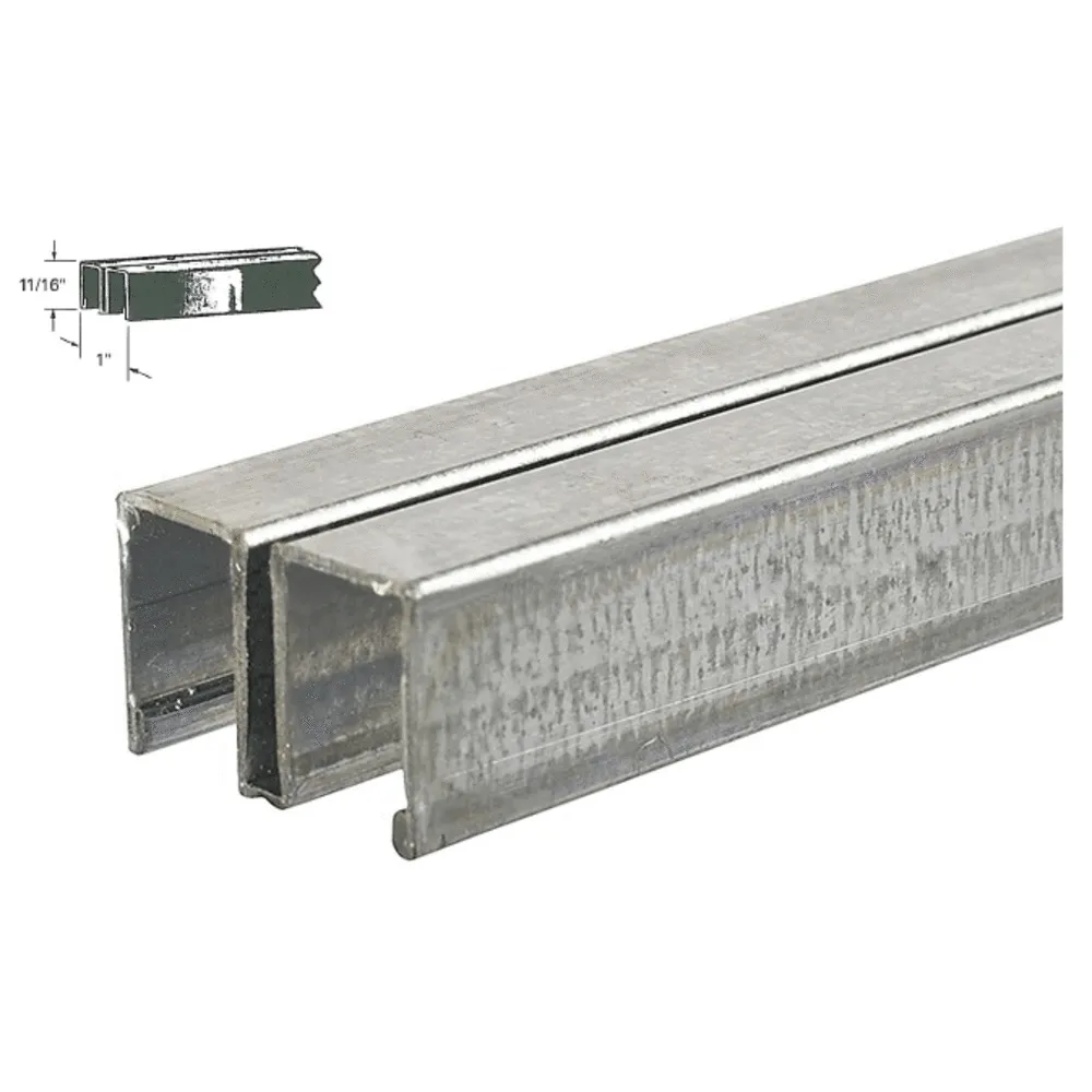 Showcase Zinc Plated Steel Roll-Ezy Upper Channel Track Assembly