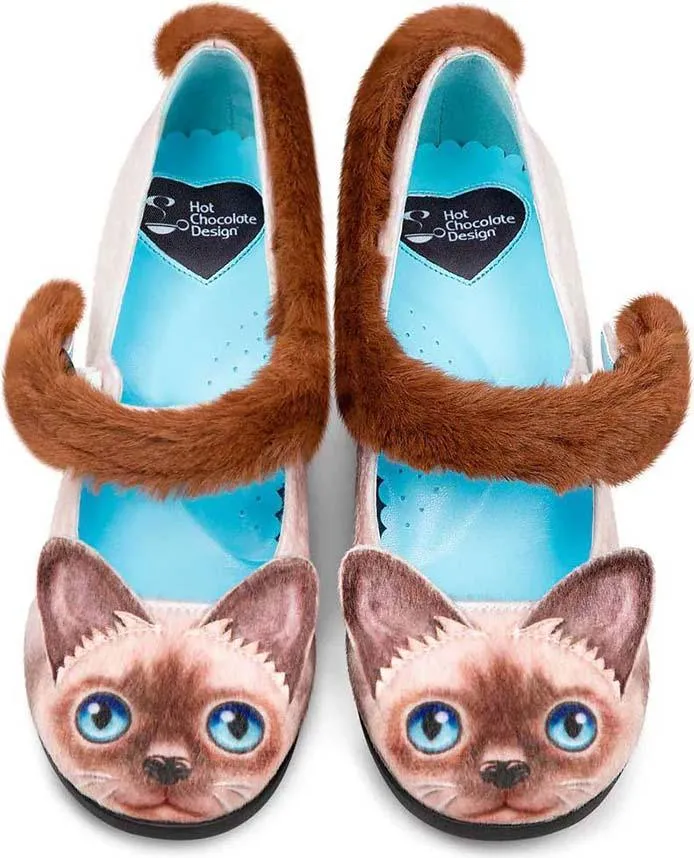 Siamese Cat | MID HEELS**