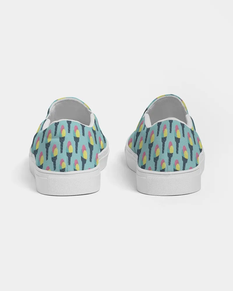 SMF Ice Cream Feminine Slip-On Canvas Shoe