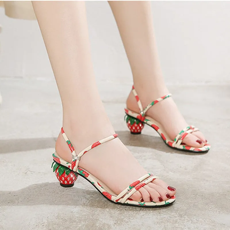 Strawberry Sandals